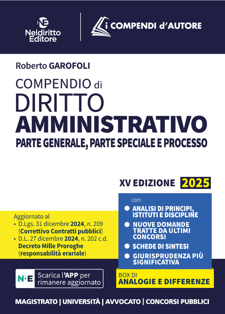 Compendio di Diritto Amministrativo 2025 - GAROFOLI