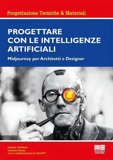 Progettare con le Intelligenze Artificiali Midjourney per Architetti e Designer di Daniele Verdesca, Giacomo Sanna.