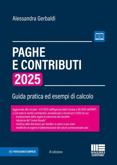 Paghe e Contributi 2025 - Alessandra Gerbaldi