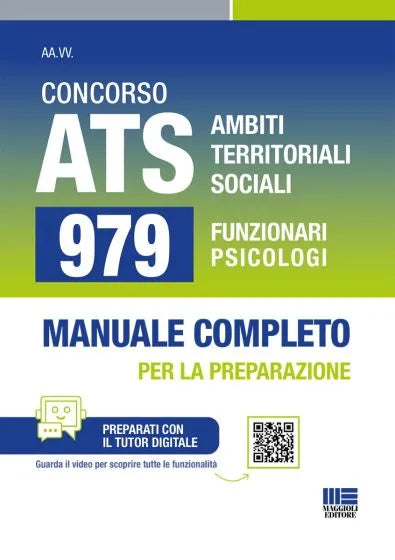 Concorso ATS Ambiti Territoriali Sociali - 979 Funzionari Psicologi Manuale Completo per la preparazione