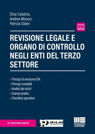 Revisione legale e organo di controllo negli Enti del terzo settore › Principi di revisione ISA › Principi contabili › Analisi dei rischi › Esempi pratici › Checklist operative - Elisa Calabria, Andrea Missori, Patrizia Sideri