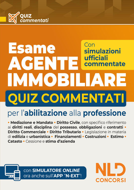 Esame Agente Immobiliare 2026 Quiz commentati per l'abilitazione alla Professione