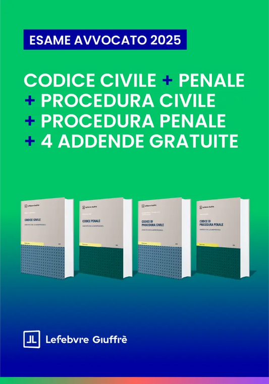 Pacchetto 4 Codici (Esame avvocato 2025-2026) - FILIPPINI, GIOVAGNOLI, LATTANZI, NOVELLI, PETITTI
