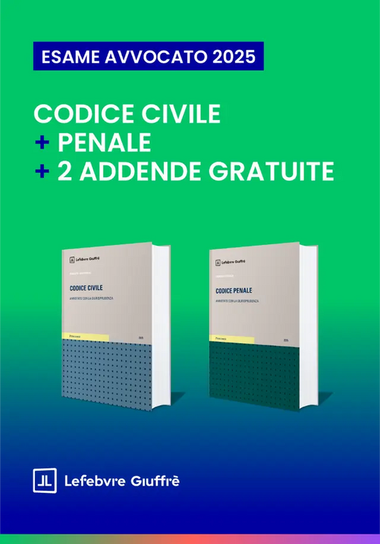 Codice civile + Codice penale (Esame Avvocato 2025-2026) - GIOVAGNOLI ROBERTO, LATTANZI GIORGIO