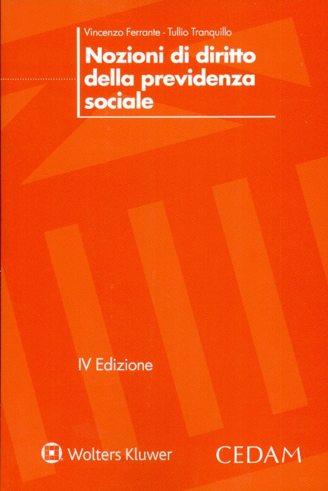 NOZIONI DIRITTO PREVID.SOCIALE 4ED. - FERRANTE TRANQUILLO