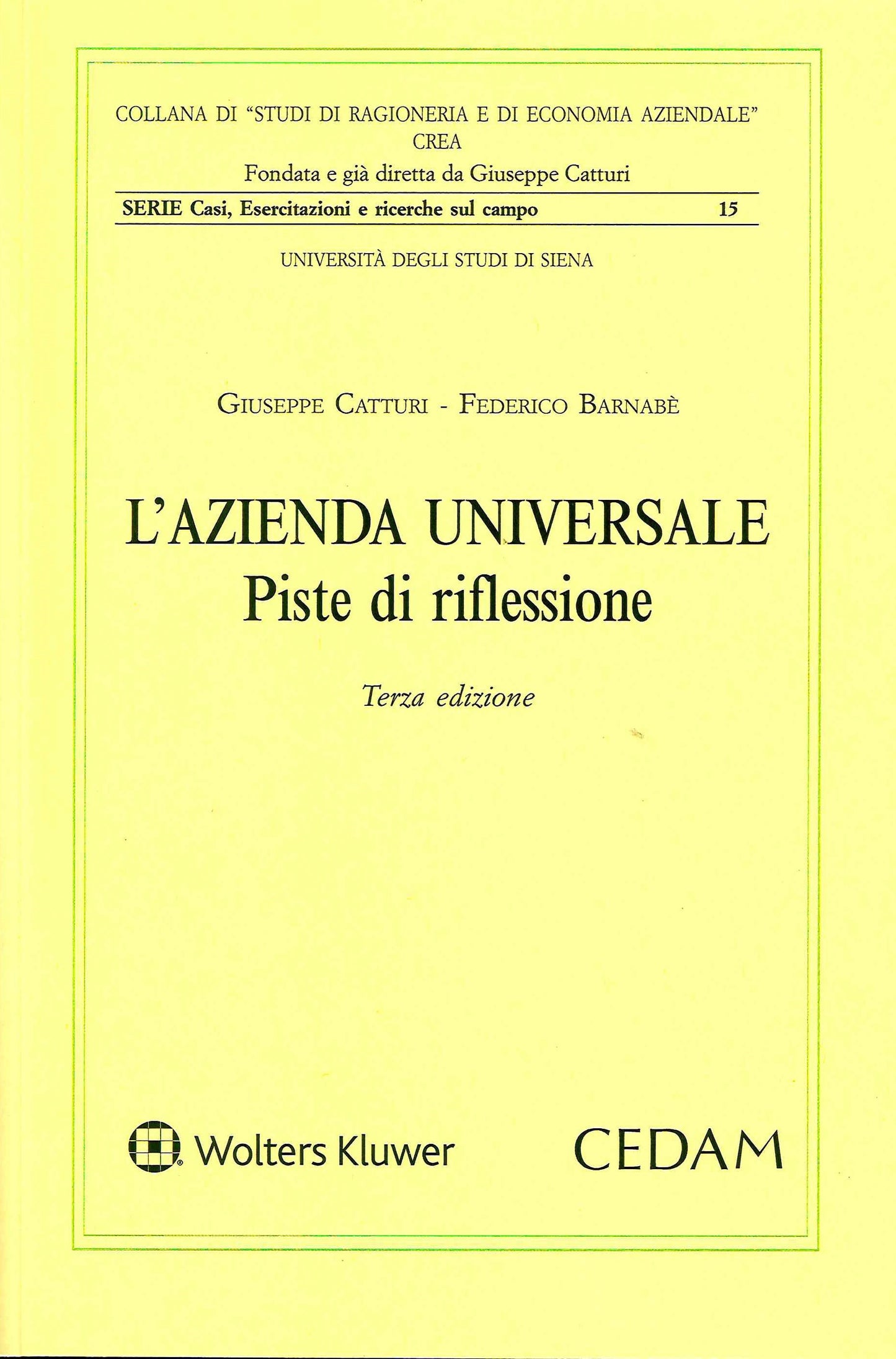 AZIENDA UNIVERSALE PISTE DI RIFLESSIONE - CATTURI