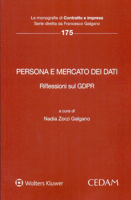 PERSONA E MERCATO DEI DATI - ZORZI GALGANO