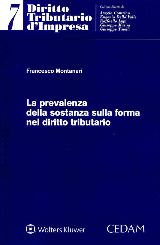 PREVALENZA SOSTANZA FORMA DIR.TRIBUTARIO - MONTANARI