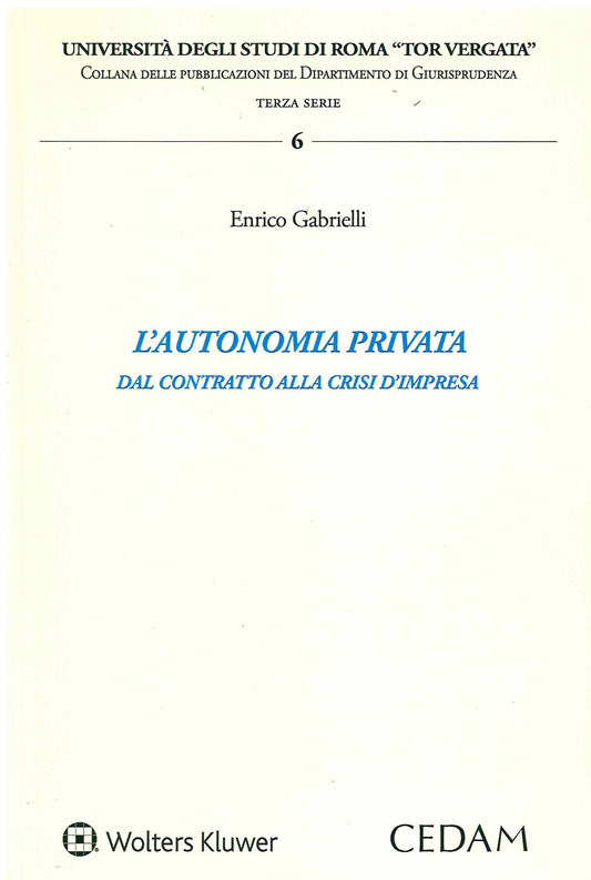 AUTONOMIA PRIVATA - GABRIELLI