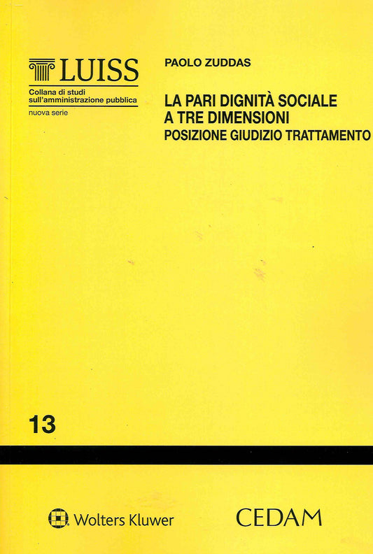 PARI DIGNITA' SOCIALE A TRE DIMENSIONI - ZUDDAS
