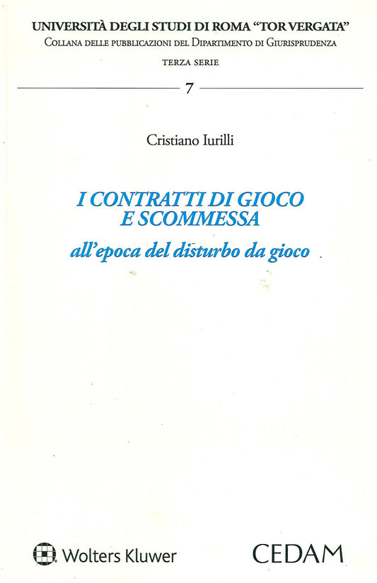 CONTRATTI DI GIOCO E SCOMMESSA - IURILLI