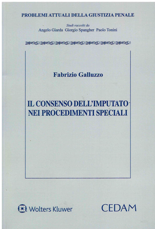 CONSENSO IMPUTATO PROCEDIMENTI SPECIALI - GALLUZZO