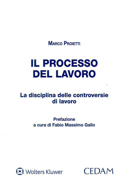 PROCESSO DEL LAVORO - PROIETTI