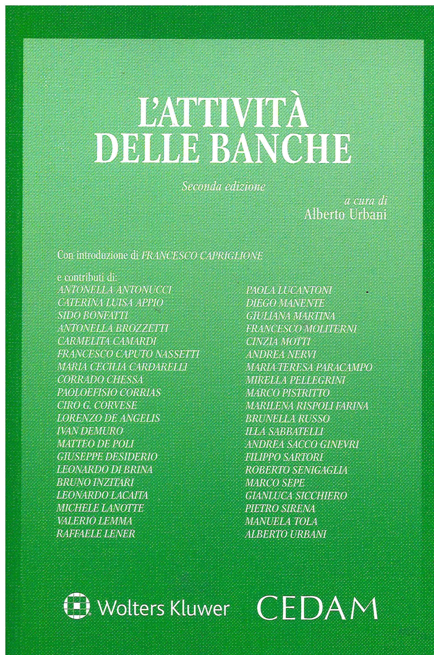 ATTIVITÀ DELLE BANCHE 2ED. - URBANI