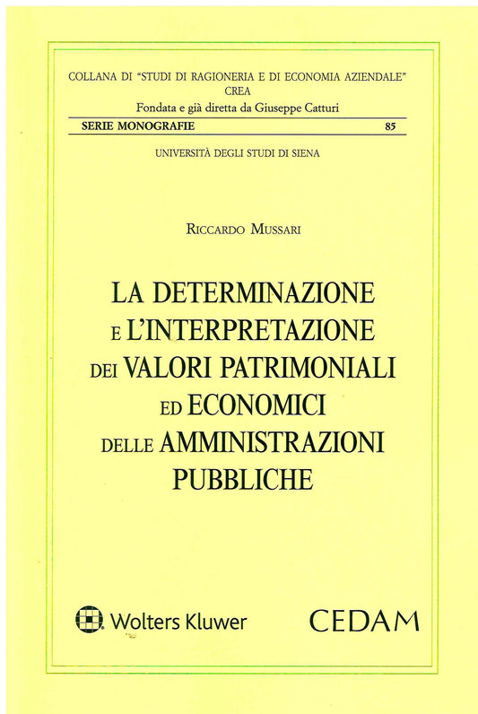 DETERMINAZIONE INTERPRETAZIONE VALORI PA - MUSSARI