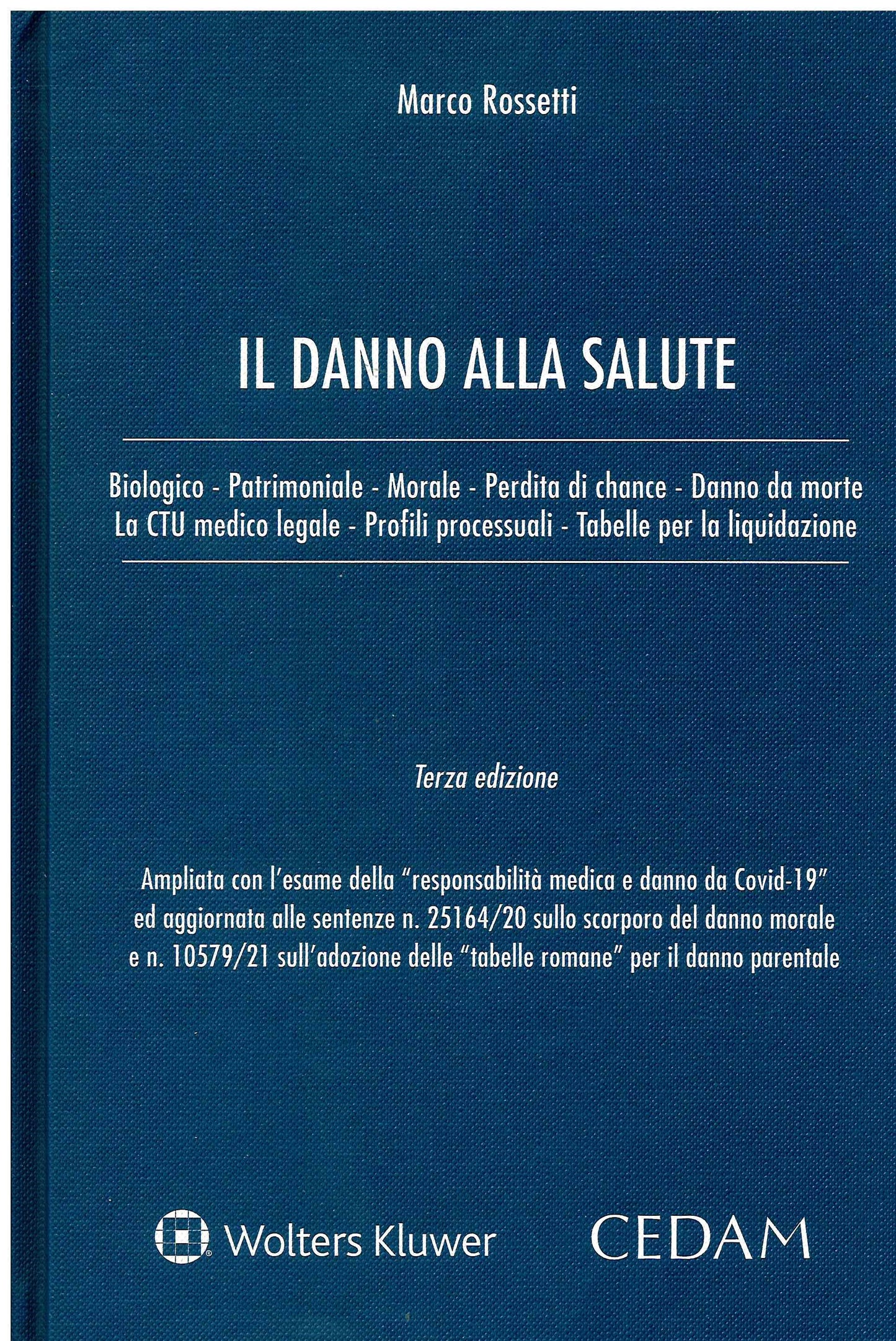 DANNO ALLA SALUTE 3ED. - ROSSETTI