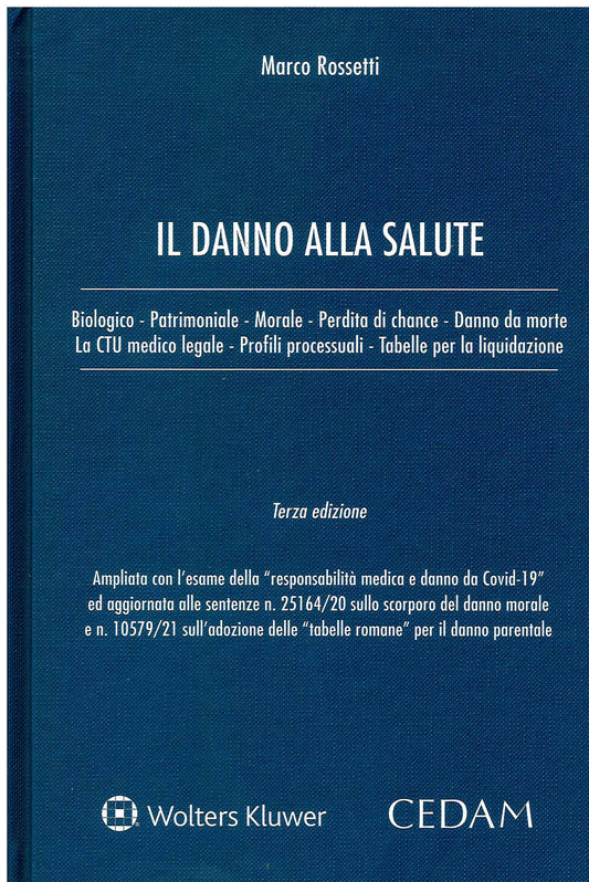DANNO ALLA SALUTE 3ED. - ROSSETTI