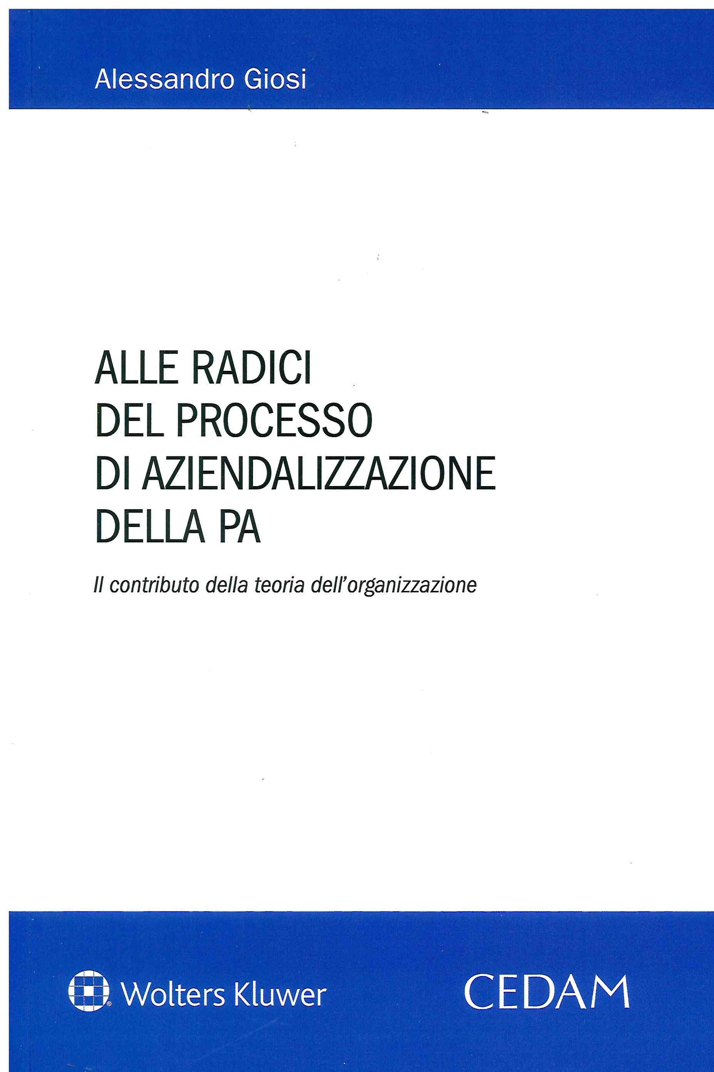 ALLE RADICI PROCESSO AZIENDALIZZAZIONE - GIOSI
