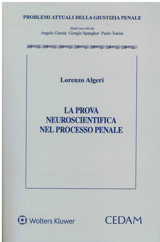 PROVA NEUROSCIENTIFICA PROCESSO PENALE - ALGERI