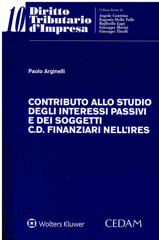 CONTRIBUTO STUDIO INTERESSI PASSIVI - ARGINELLI