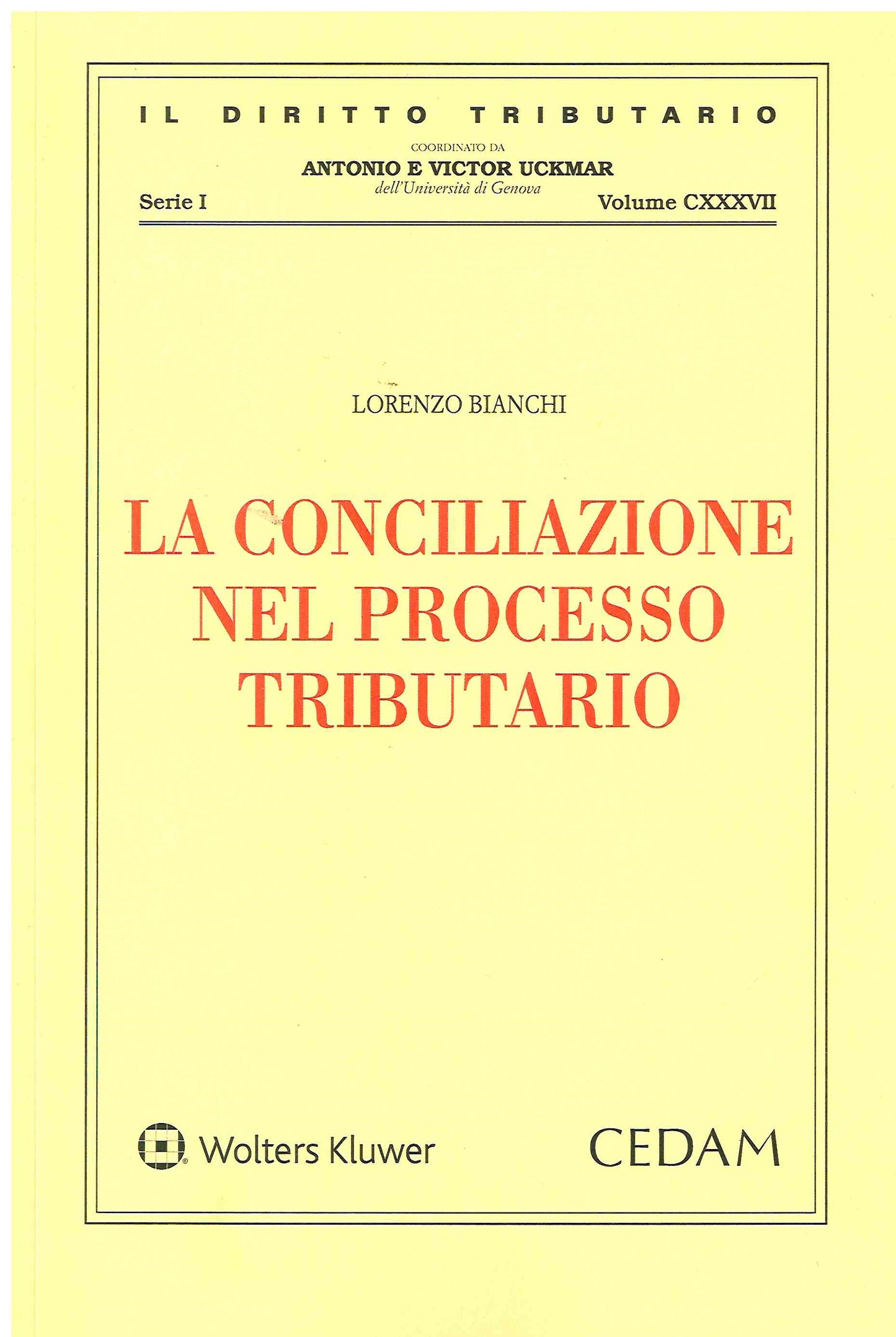 CONCILIAZIONE PROCESSO TRIBUTARIO - BIANCHI