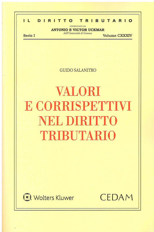 VALORI E CORRISPETTIVI DIR.TRIBUTARIO - SALANITRO
