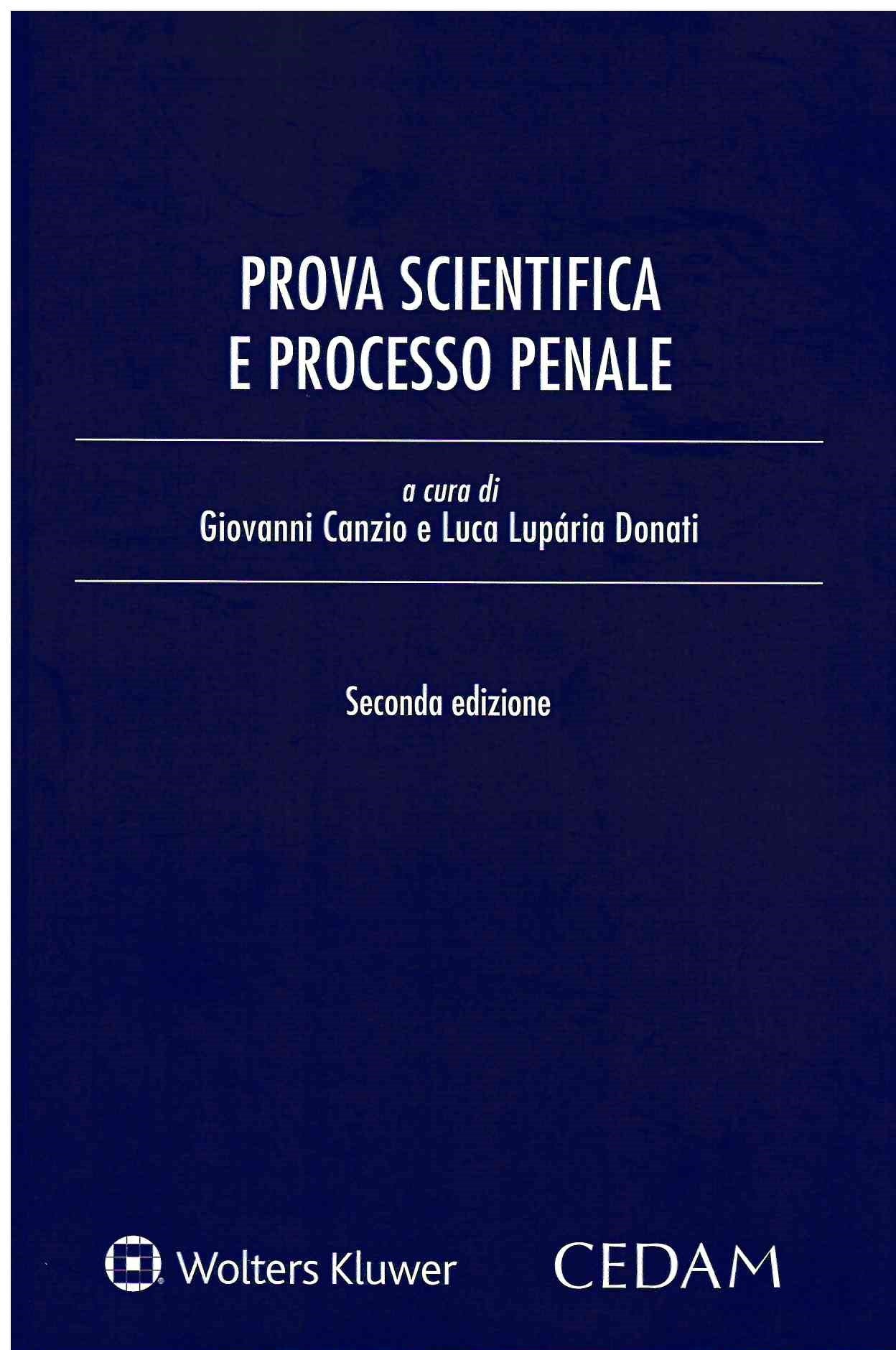 PROVA SCIENTIFICA E PROCESSO PENALE 2ED - CANZIO