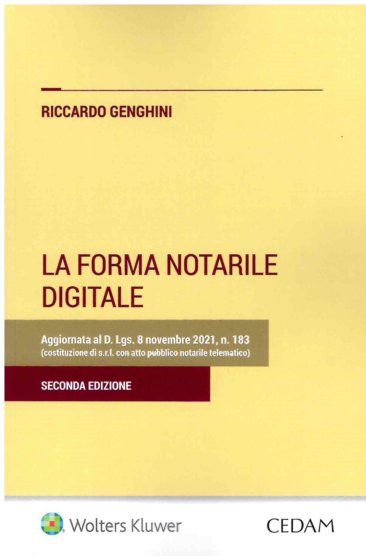 FORMA NOTARILE DIGITALE - GENGHINI