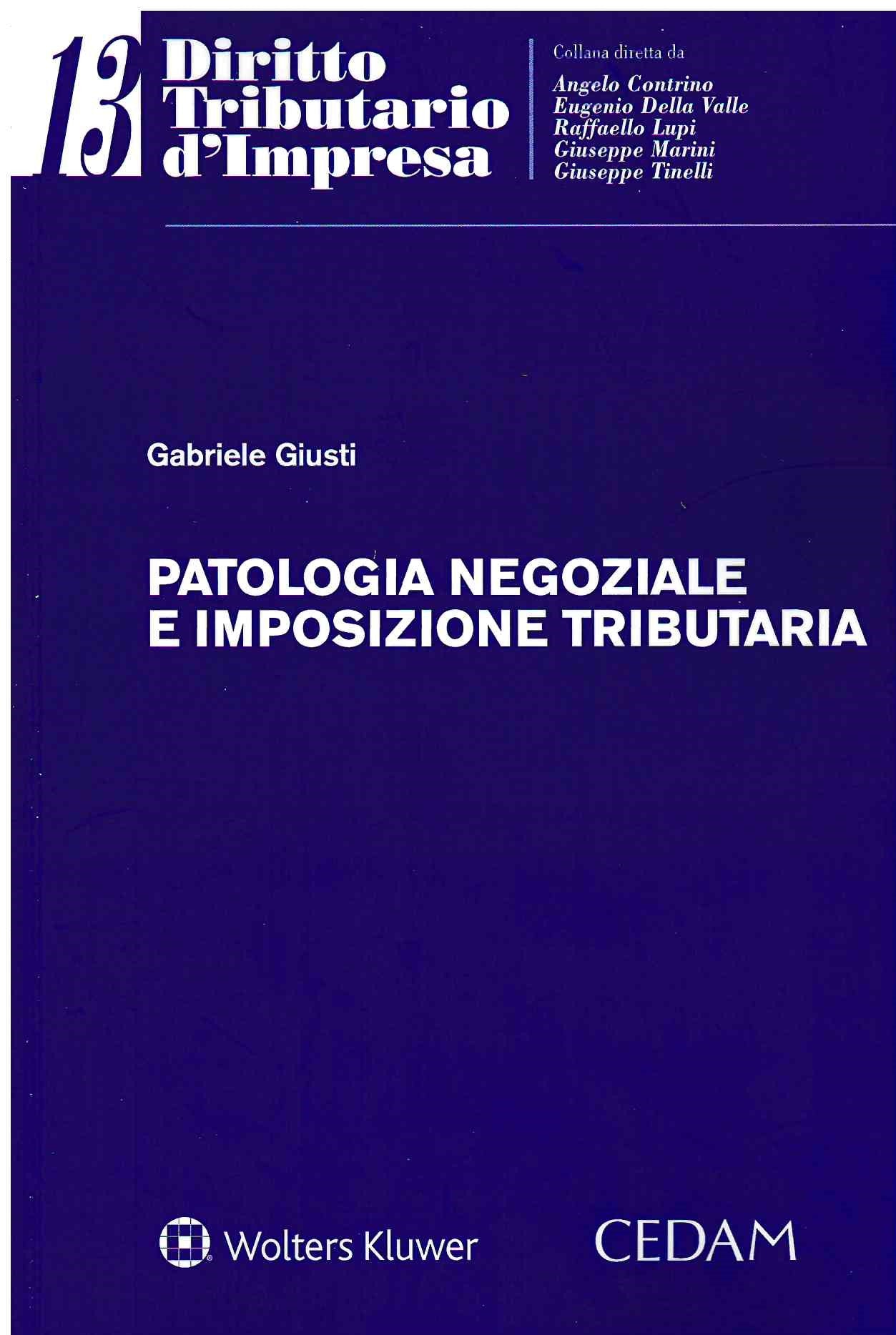 PATOLOGIA NEGOZIALE E IMPOSIZIONE TRIB. -