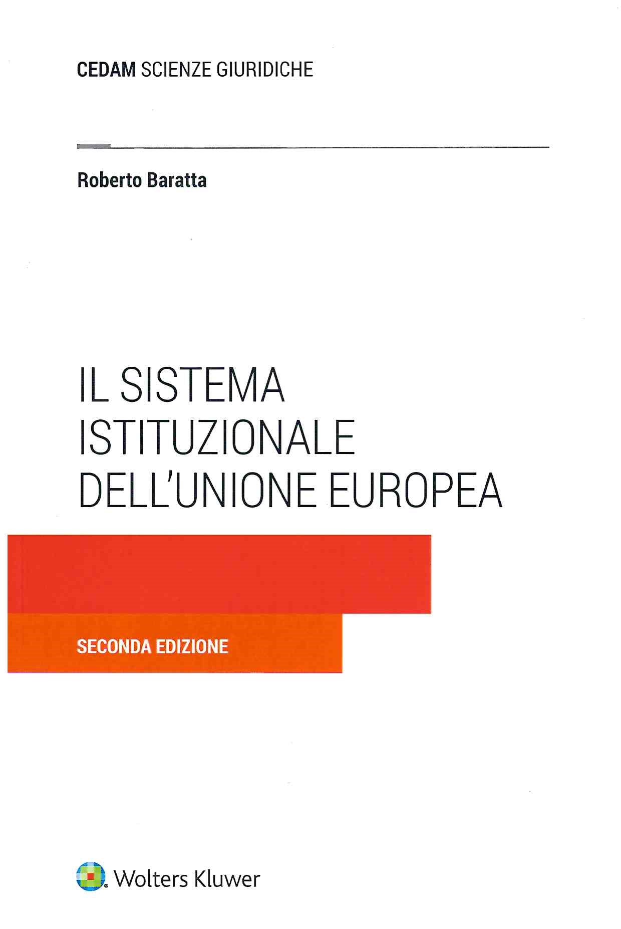 SISTEMA ISTITUZIONALE UNIONE EUROPEA 3ED - BARATTA