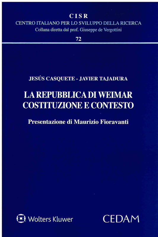 REPUBBLICA DI WEIMAR COSTITUZ.CONTESTO - CASQUETE