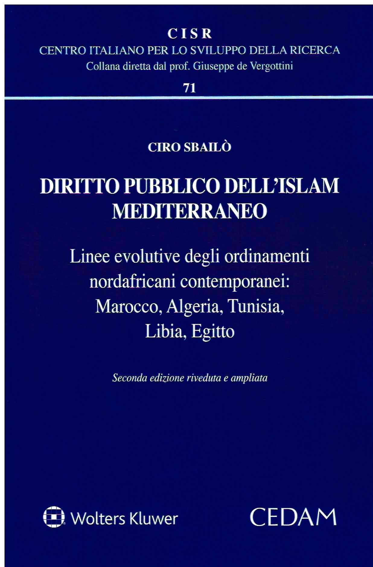 DIRITTO PUBBLICO ISLAM MEDITERRANEO 2ED. - SBAILO'