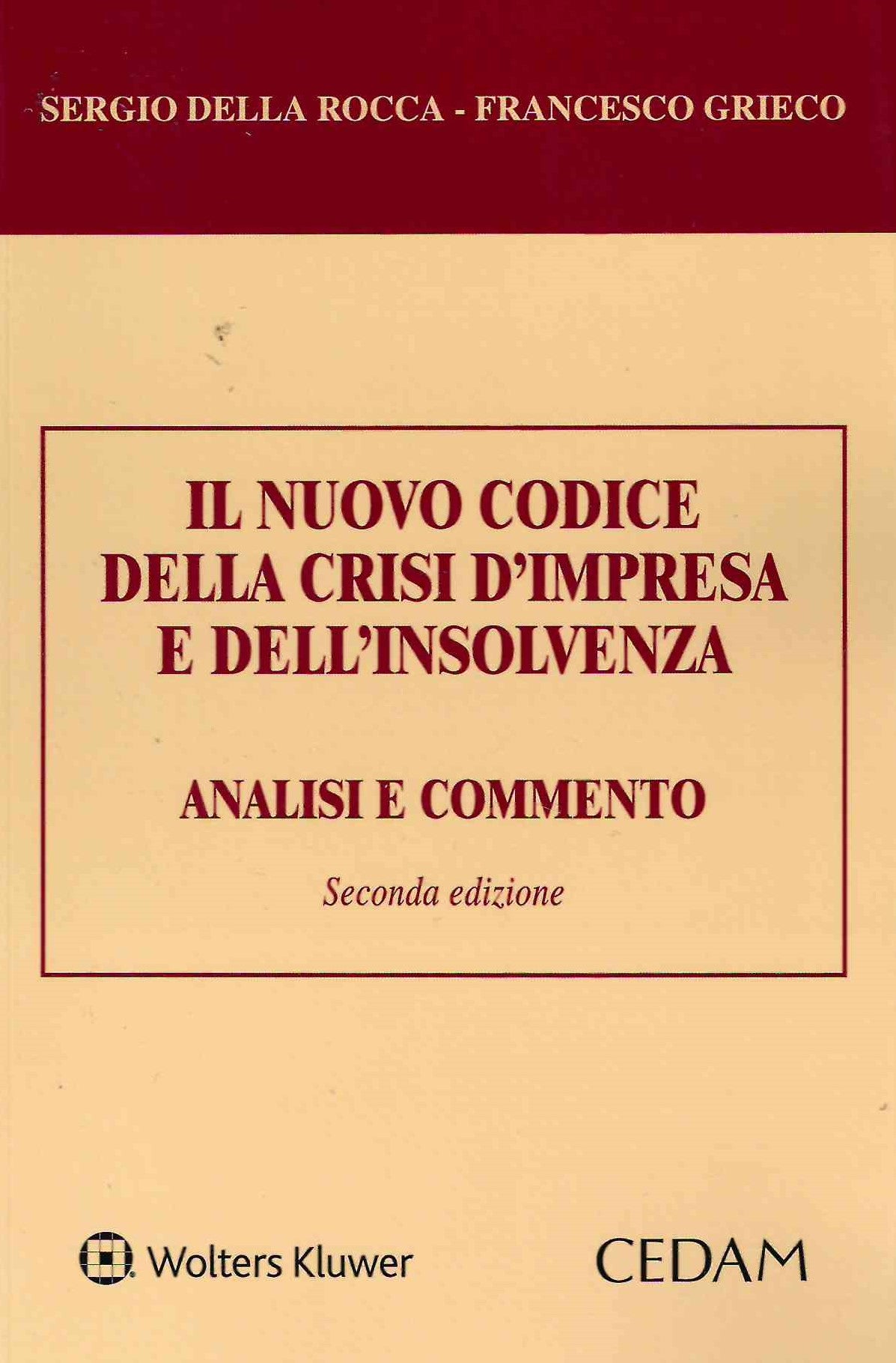 NUOVO CODICE CRISI IMPRESA INSOLVENZA 2E - DELLA ROCCA