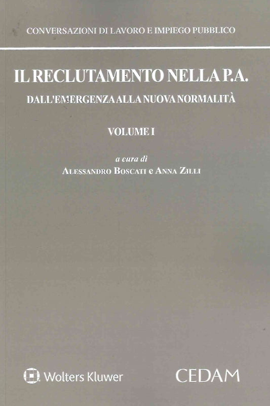 RECLUTAMENTO NELLA P.A. VOL.1 - BOSCATI