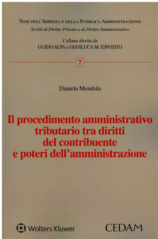 PROCEDIMENTO AMMINISTRATIVO TRIBUTARIO - MENDOLA