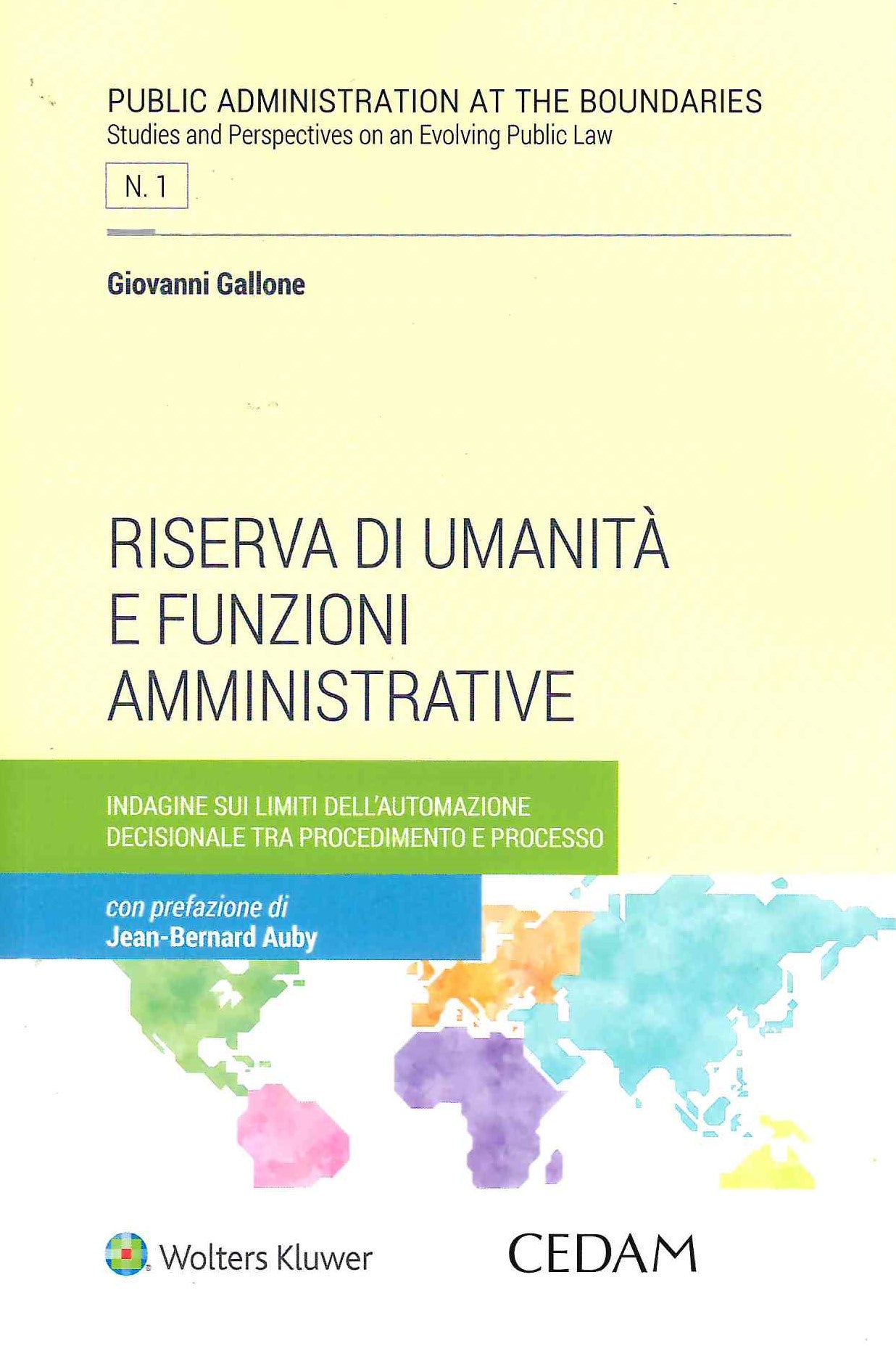 RISERVA DI UMANITA' FUNZIONI AMM.VE - GALLONE