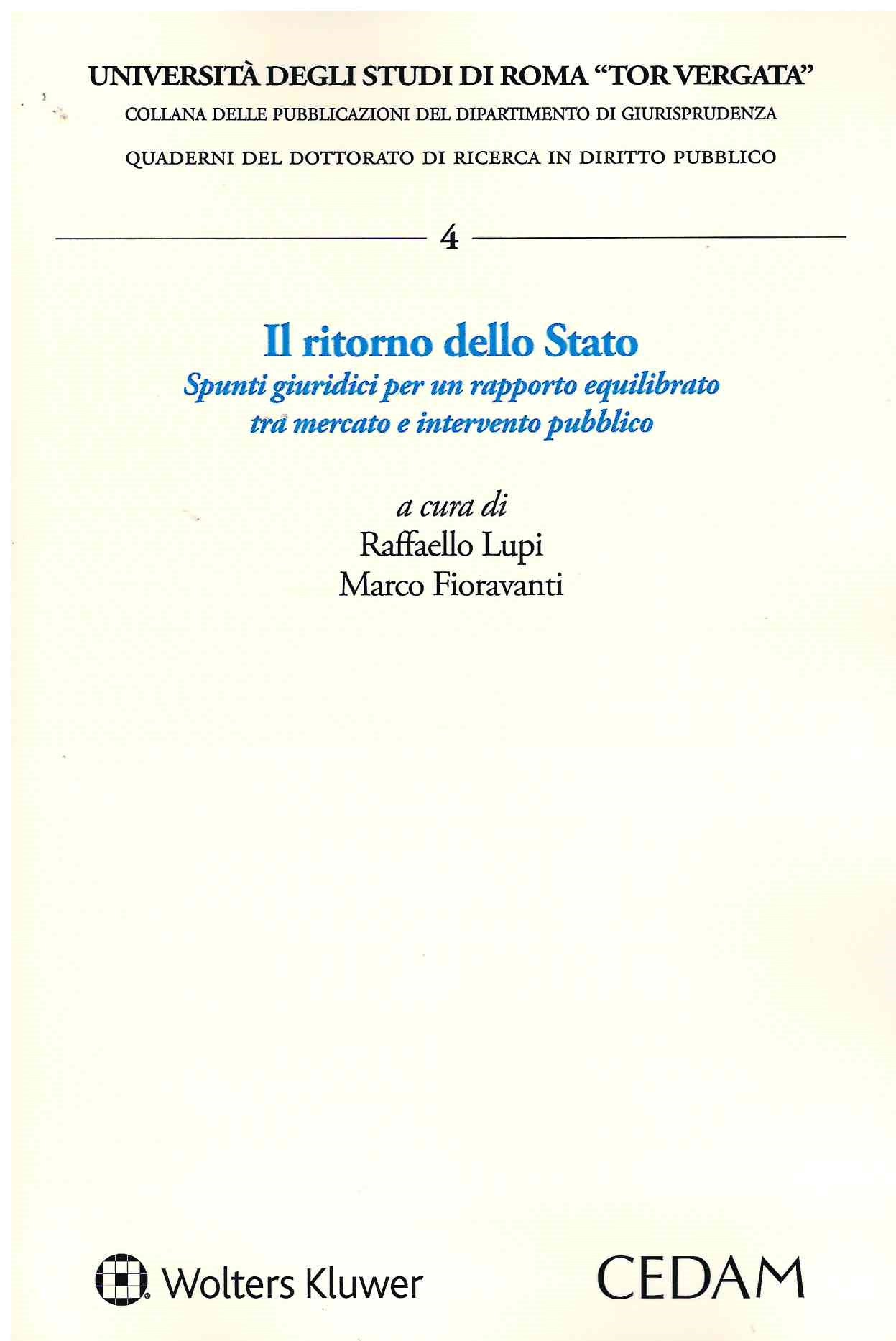 RITORNO DELLO STATO - LUPI