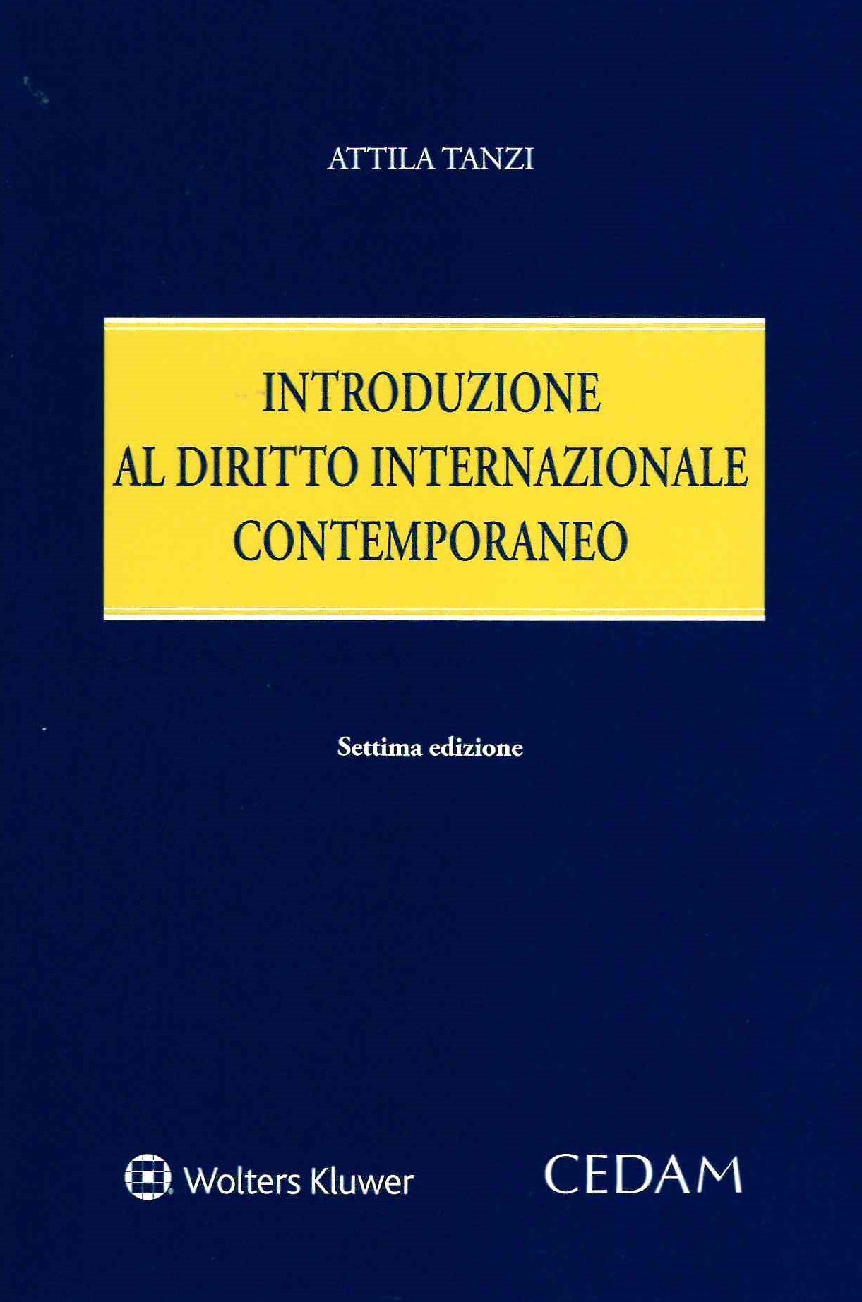 INTRODUZIONE DIR.INTERNAZIONALE 7ED. - TANZI