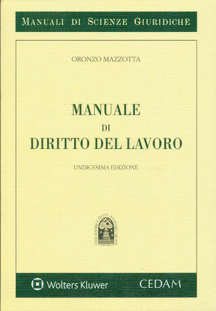 MANUALE DIRITTO DEL LAVORO (11°ed.) - MAZZOTTA