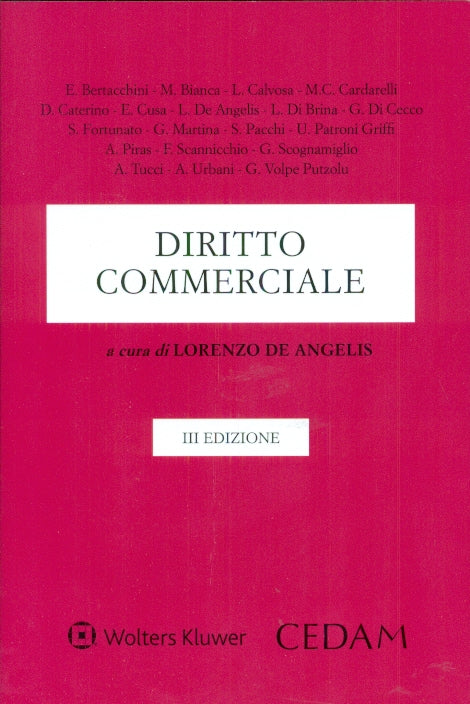 DIRITTO COMMERCIALE (3°ed.) - DE ANGELIS