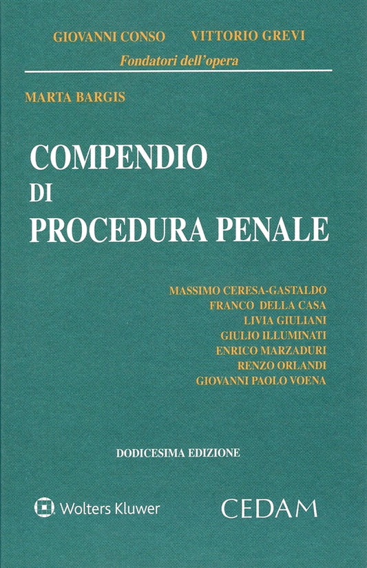 Compendio di procedura penale 2025 - Conso, Grevi