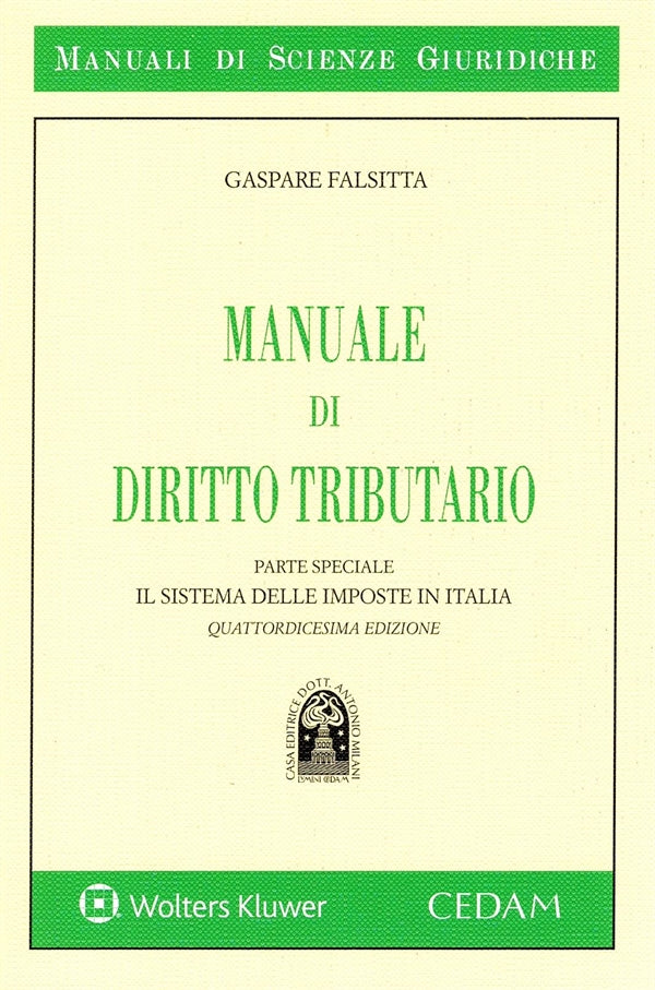 Manuale di Diritto Tributario - Falsitta Gaspare