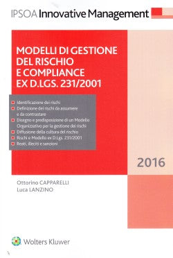 MODELLI GESTIONE RISCHIO COMPLIANCE - CAPPARELLI