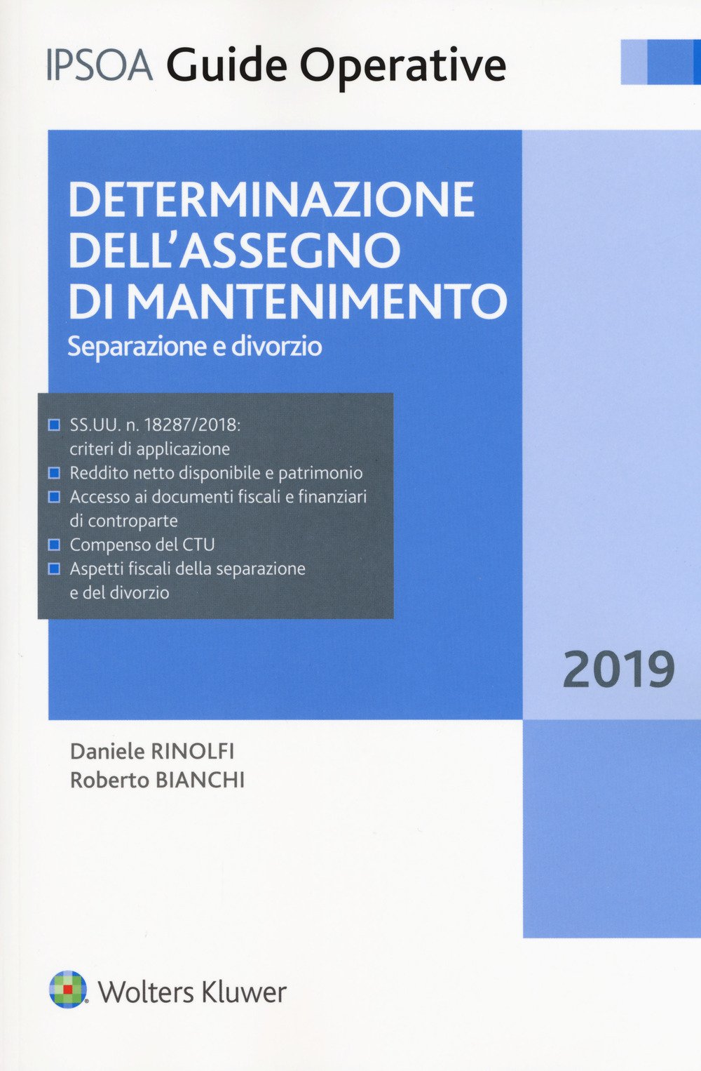 DETERMINAZIONE ASSEGNO MANTENMENTO 2ED. - BIANCHI