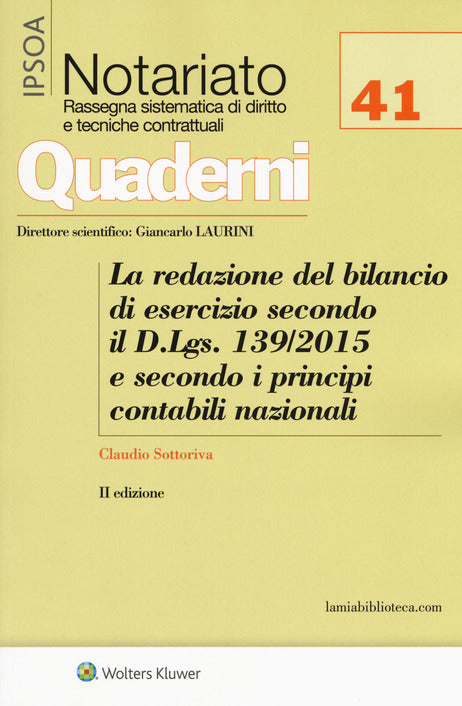 REDAZIONE BILANCIO ESERCIZIO DLGS 139 - SOTTORIVA