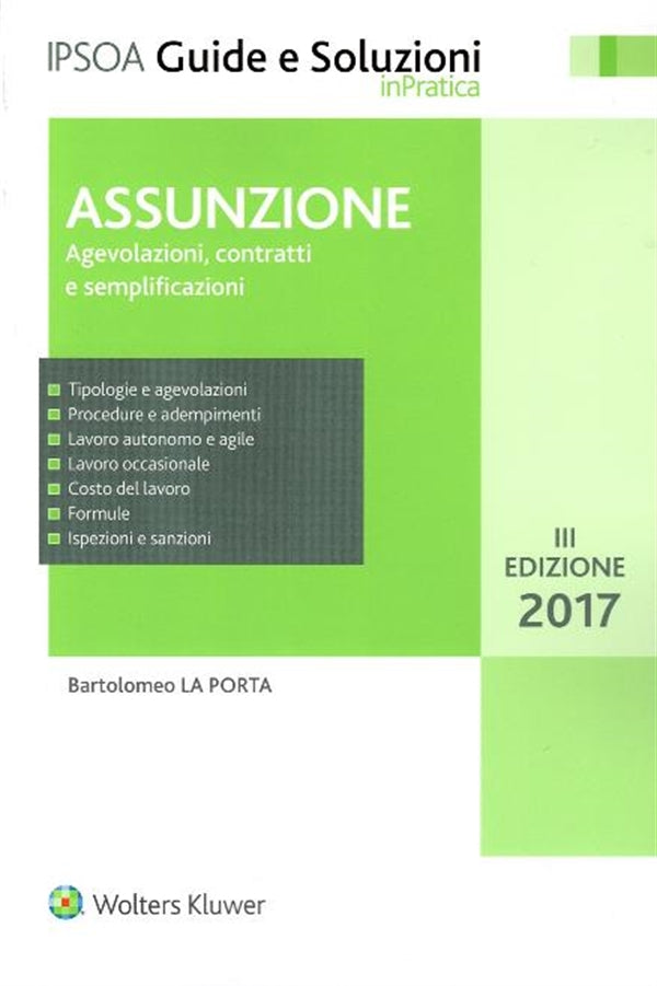 ASSUNZIONE GUIDE E SOLUZIONI 3ED. - LA PORTA