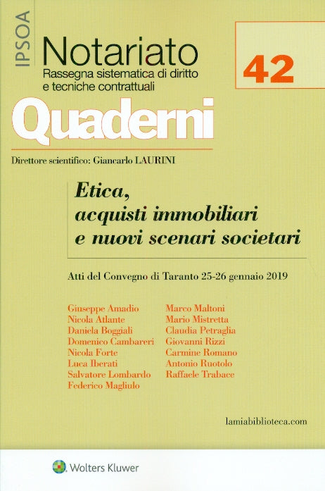 ETICA ACQUISTI IMMOBILIARI NUOVI SCENARI - LAURINI