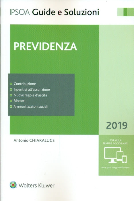 PREVIDENZA 2019 GUIDE E SOLUZIONI - CHIARALUCE INDICITALIA