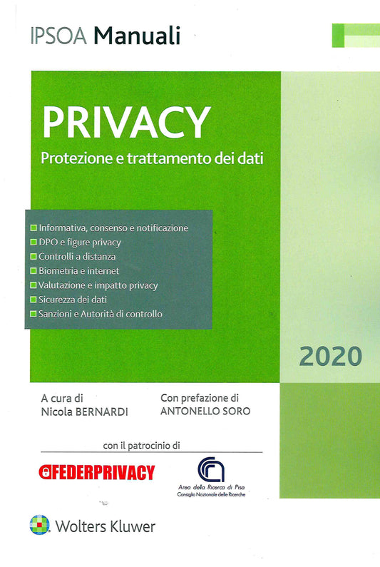PRIVACY PROTEZIONE TRATTAMENTO DATI 2020 - BERNARDI