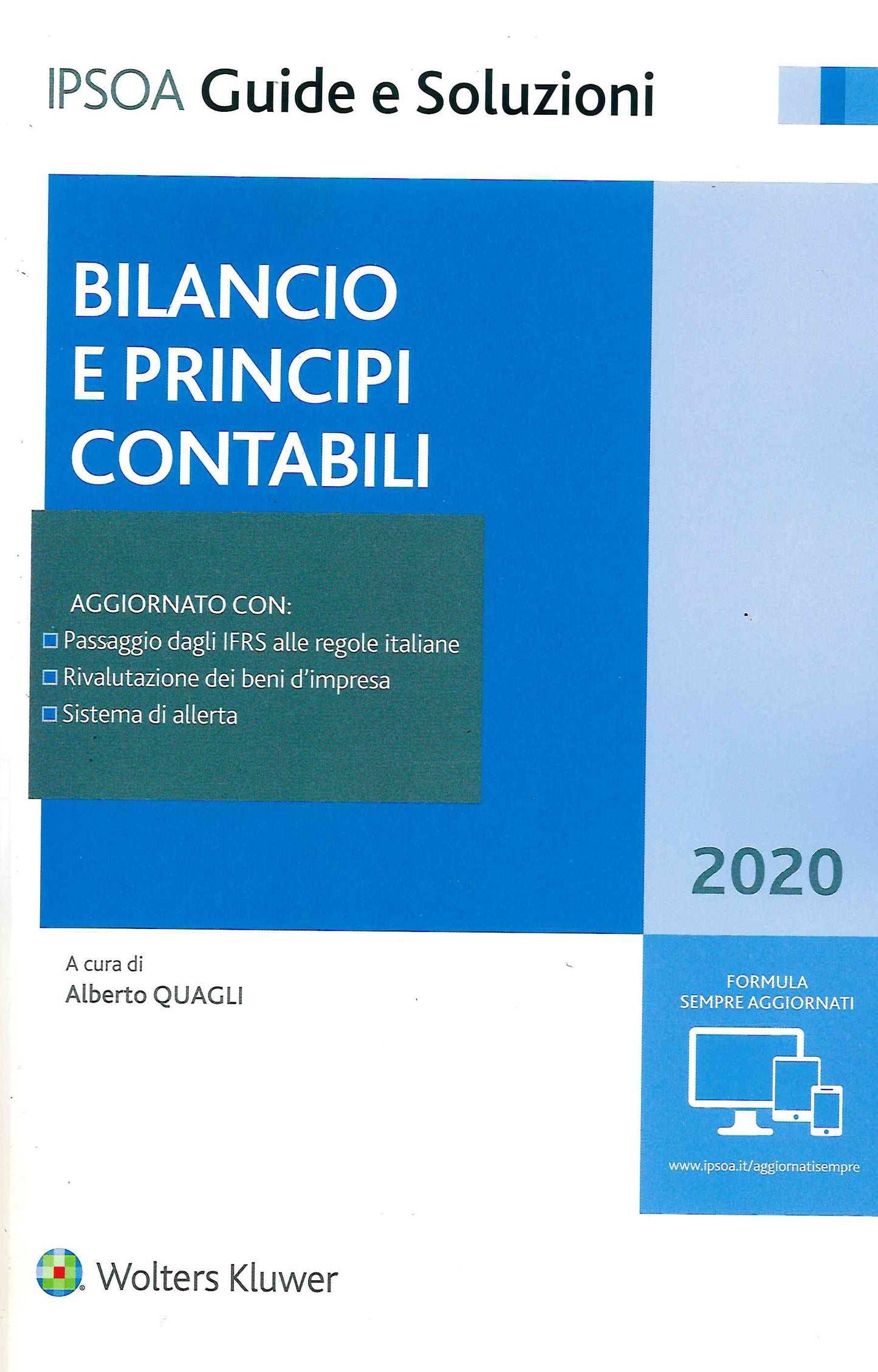 BILANCIO E PRINCIPI CONTABILI 2020 12ED. - QUAGLI